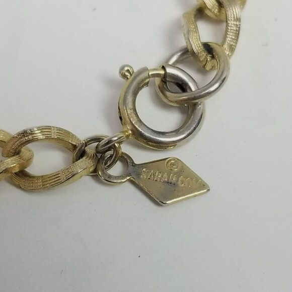 Vintage Sarah Coventry Long Gold Tone Chain Necklace, 26 Inches Long, Estate - Picture 5 of 10